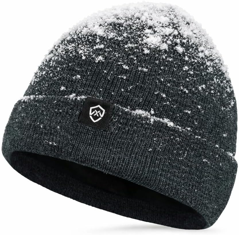 DexShell Waterproof Beanie for Men & Women, Windproof Thermal Winter Hat with Fleece Liner, Cuffed Knit Cap for Cold Weather