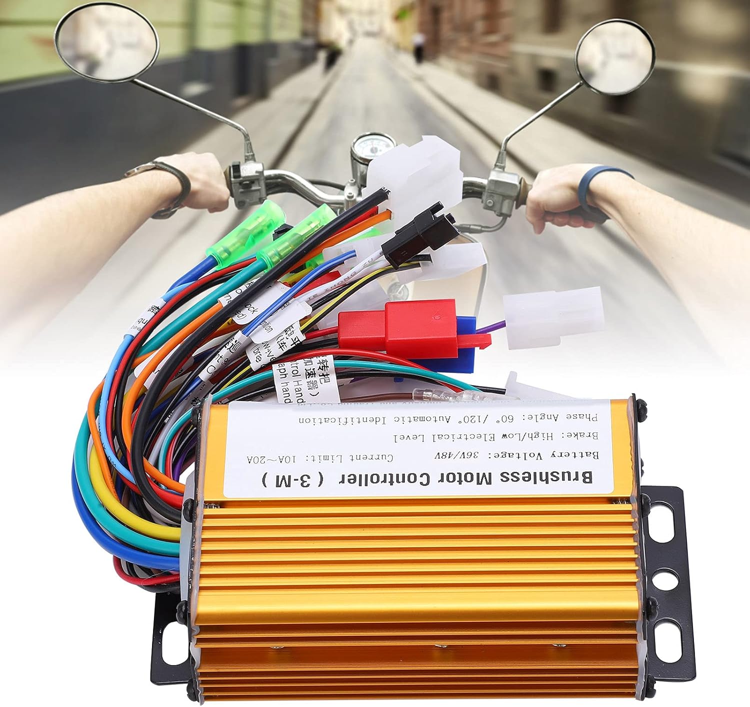 Electric Scooter Speed Controller, 6 Tube 3 Mode Sine Wave