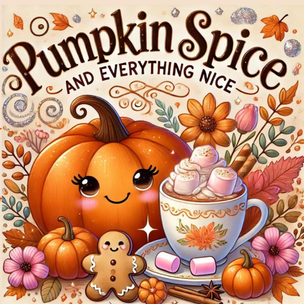 Pumpkin Spice and Everything Nice: A Cozy Coloring Book for Kids