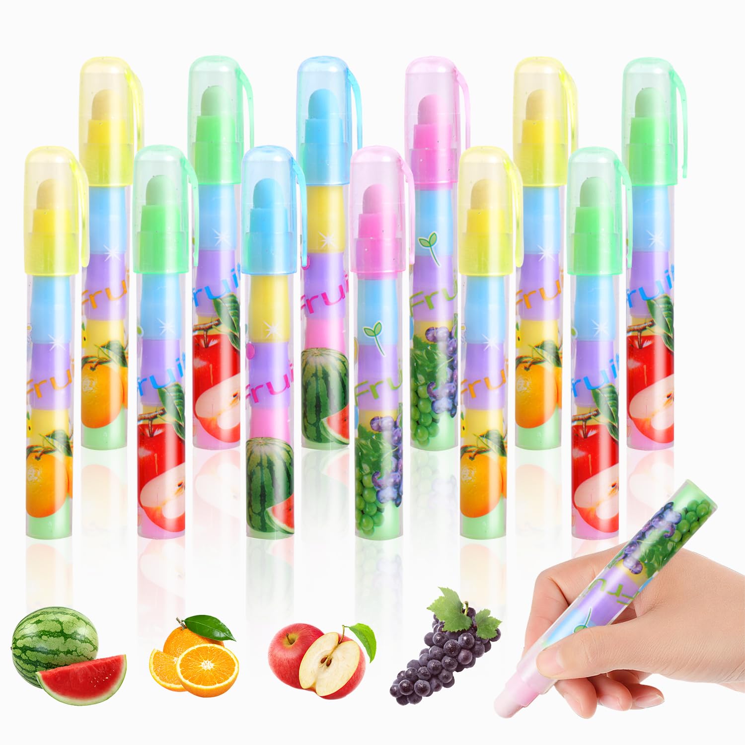 10 Stück Handabreißbare Radiergummi In Stiftform – Runde Spitze, 5 Mm Durchmesser, Für Schule & Büro