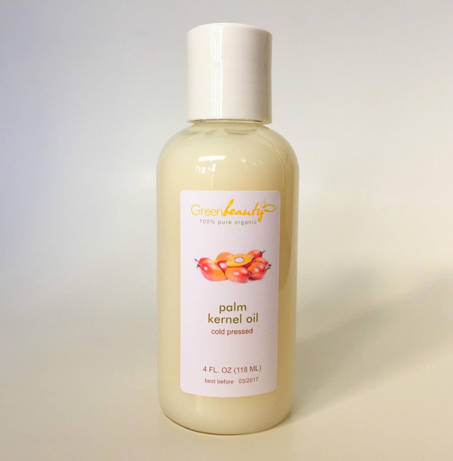 ORGANIC PALM KERNEL OIL COLD PRESSED 100 PURE NATURAL 4 OZ