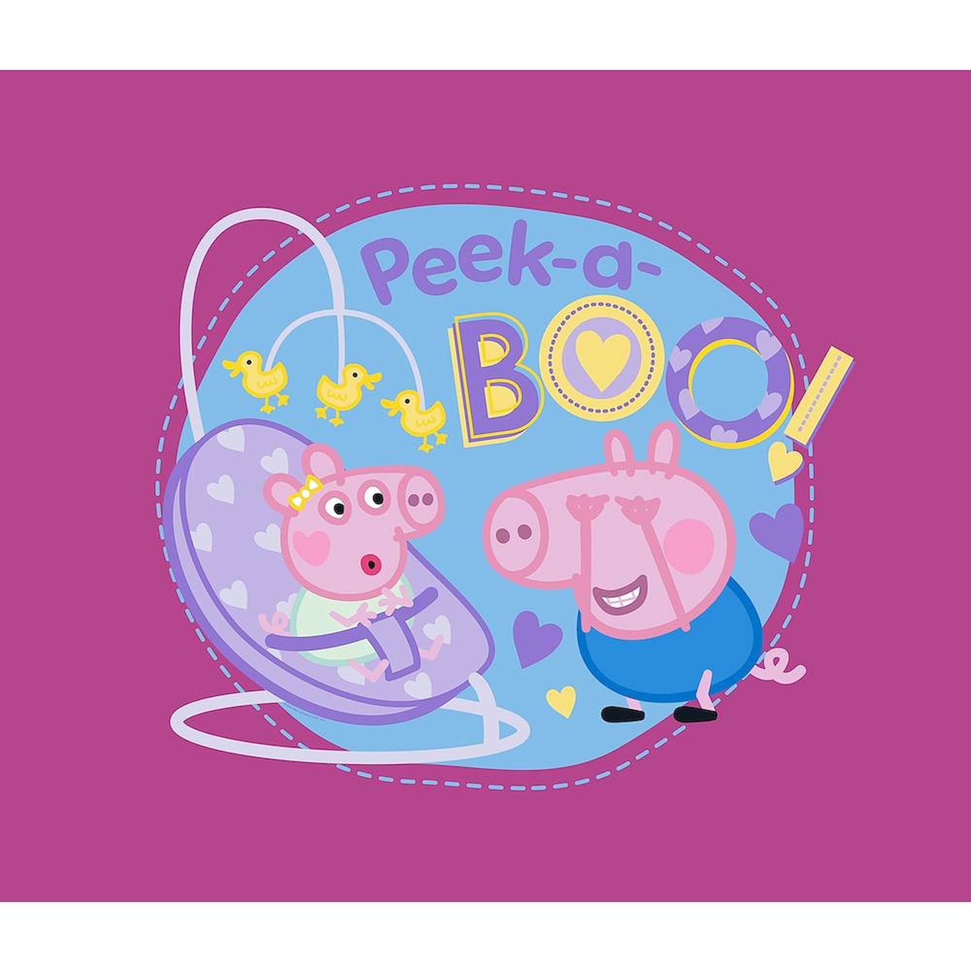 CafePress Peppa Pig: Peek A Boo King Duvet Cover, Printed Comforter Cover, Unique Bedding
