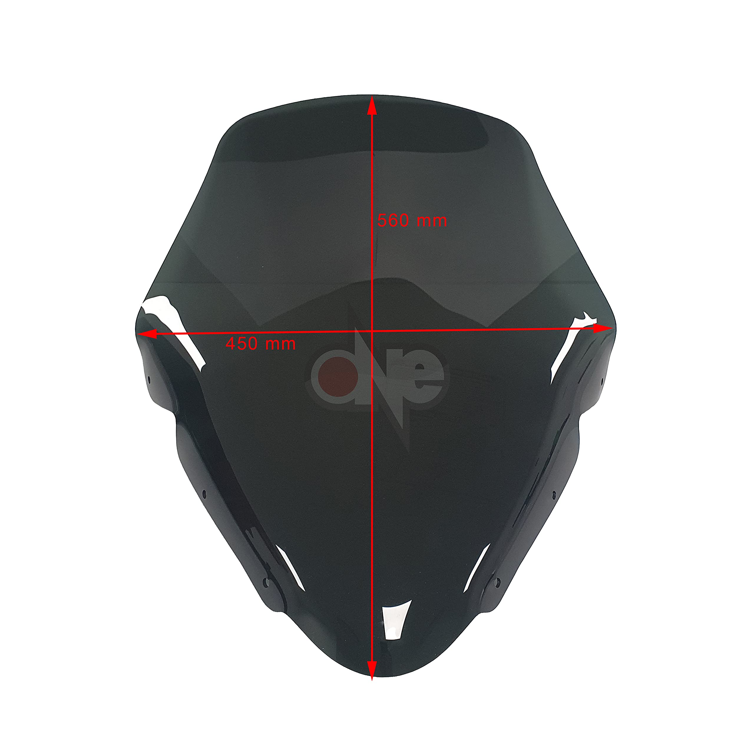 One by Camamoto cod 77403700 carénage, Pare-Brise Dark fumee Compatible avec Yamaha t-Max 500 année 2001-2002-2003-2004-2005-2006-2007