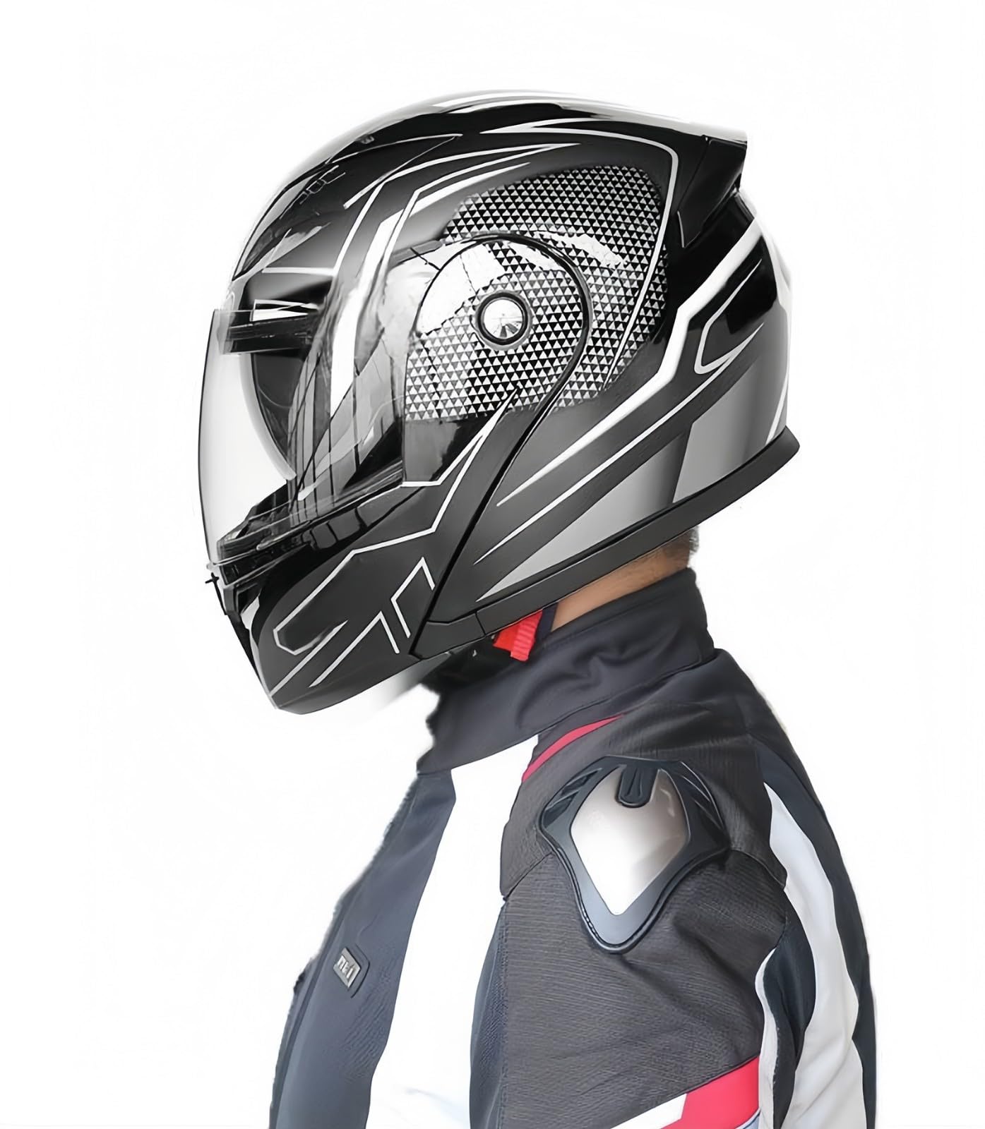 Modułowy Kask Motocyklowy ECE/DOT Zatwierdzony Wentylacja Składana Konstrukcja Kask Motocyklowy Dla Dorosłych Mężczyzn I Kobiet Integralny Kask Motocyklowy Do Jazdy Miejskie