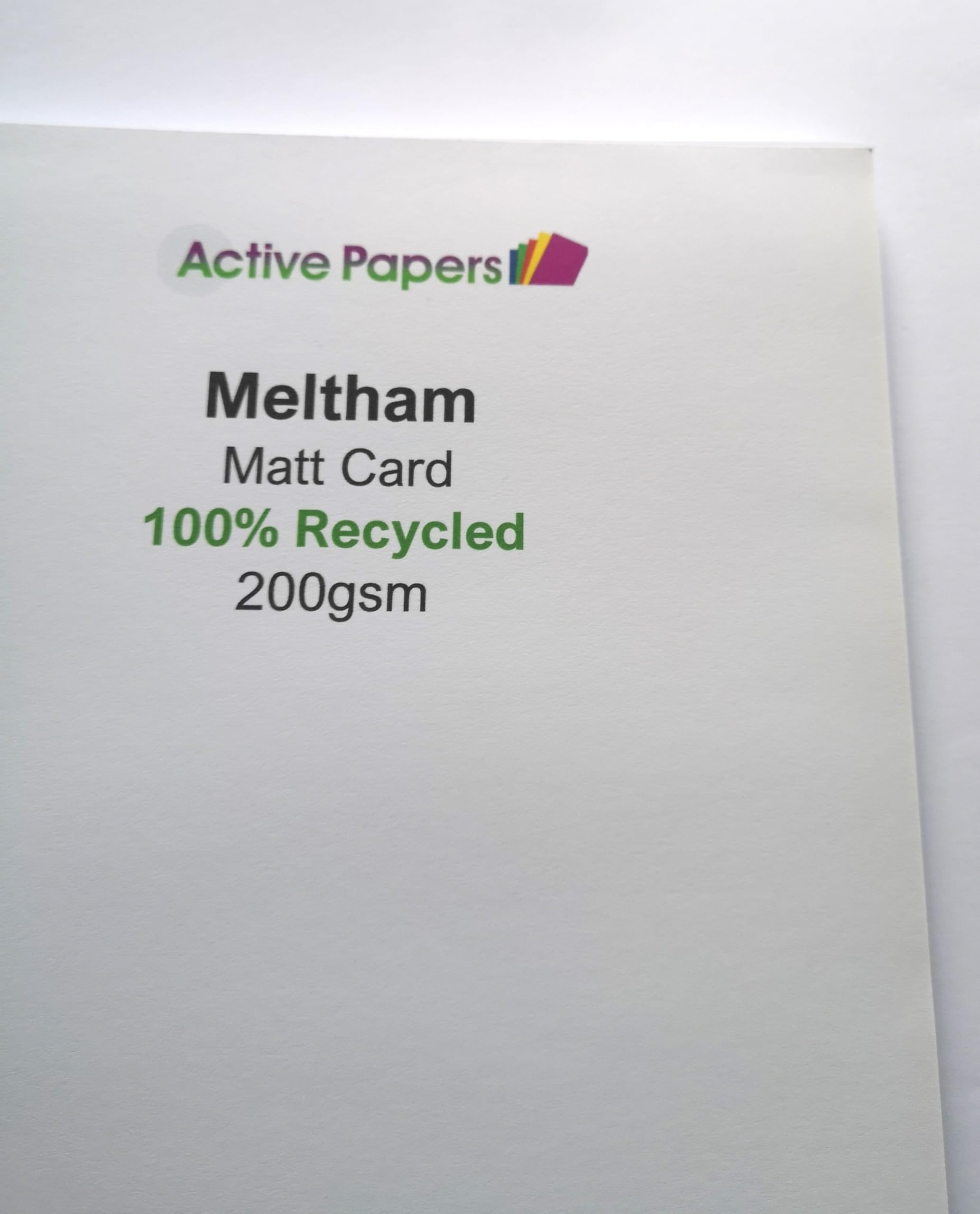 Recycled White Smooth Card A5 200gsm 200 Sheets