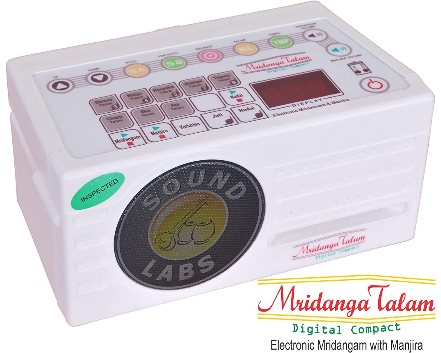Riesiger Korb 1121 - Mridanga Talam Compact, Electronic Mridangam + Manjira