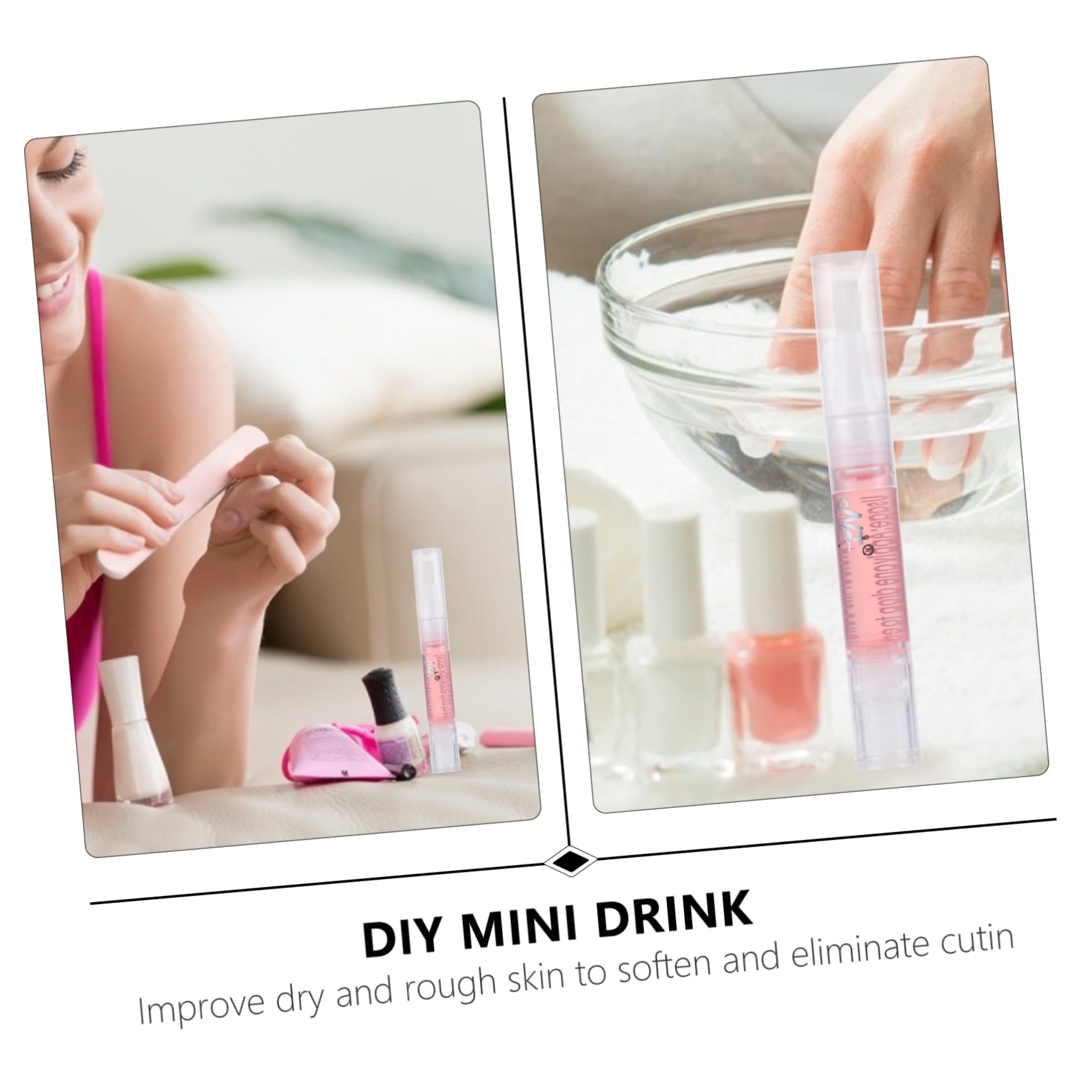Didiseaon 3 Juegos Lápiz De Nutrición De Uñas Cuidado De Uñas Pulidor Aceite Nutritivo Para Cutículas Esmaltes De De Gel Pluma De Aceite De Nutrición De Páginas 8 Uds * 3