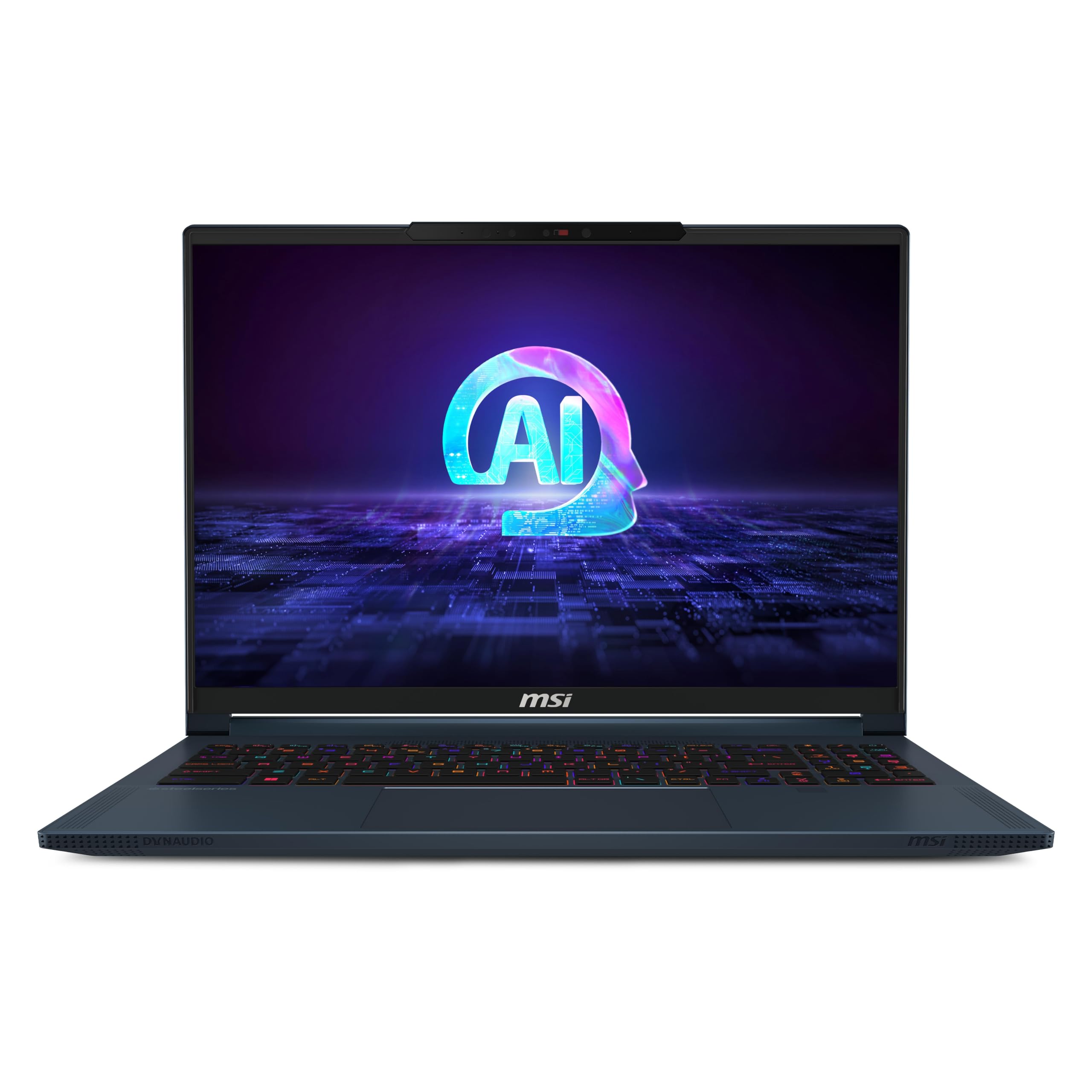 MSI Stealth 16 AI Studio A1VFG-​045XES Portátil Gaming 16" 16:​10 QHD+ 240Hz (Intel Core Ultra 7 155H, 16GB RAM, 1TB SSD, RTX 4060-​8GB, Free Dos) Star Blue, Teclado QWERTY Español