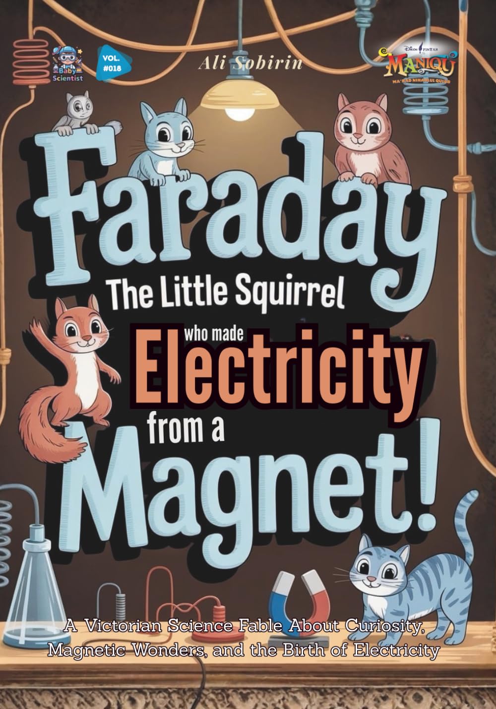 Faraday the Little Squirrel Who Made Electricity from a Magnet!: A Victorian Science Fable About Curiosity, Magnetic Wonders, and the Birth of Electricity (Baby Scientist)