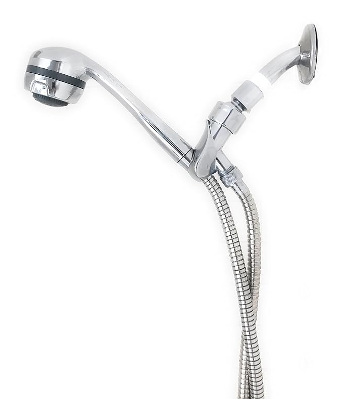 Best Handheld Shower Head for Low Water Pressure (59" Stainless Hose