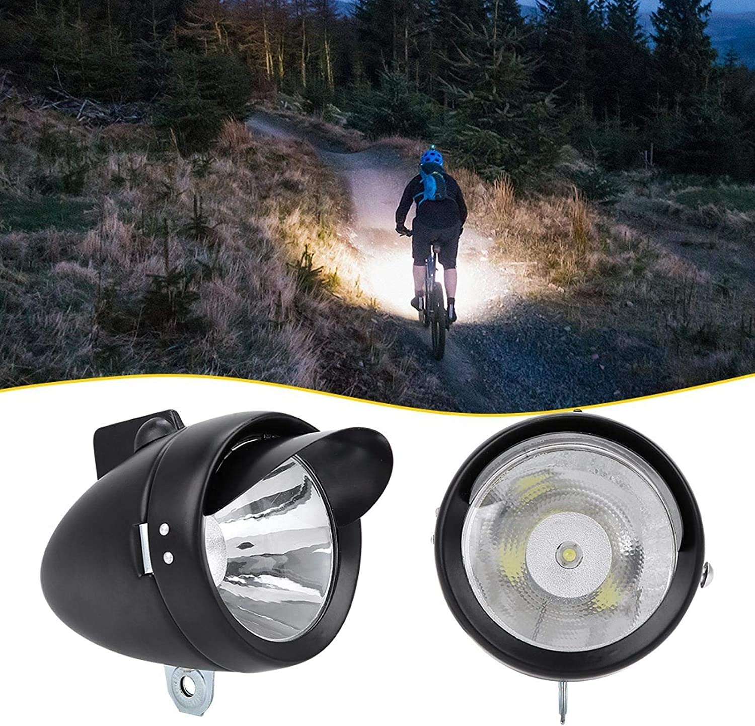 Rowerowa Reflektor przednia, 5.9 * 3.9 * Rozmiar 3,5 r