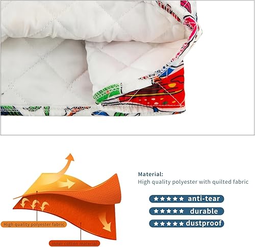 Miniatura 4 de Kitchen Aid - Funda para batidora compatible con 6-8 cuartos de galón de cocinamezclador de pie Hamiltonmodelo de cabezal inclinable y elevador de