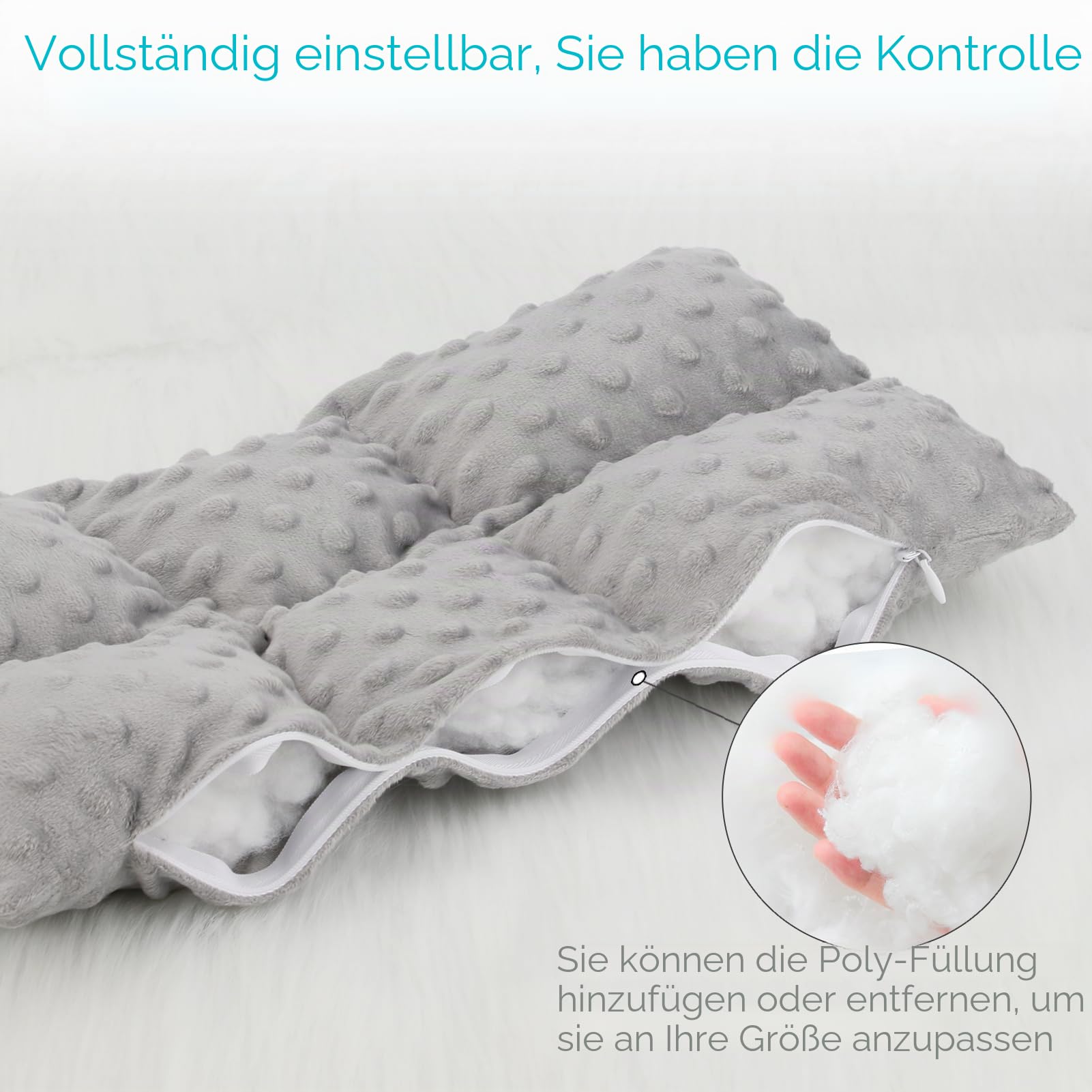 Stoma-Sicherheitsgurtkissen, Stoma-Sicherheitsgurtschutz, Stomabeutel-Bezugskissen zum Autofahren, Ileostomie, Stoma-Stützkissen, Urostomie-Zubehör, Auto, Damen, Herren, Minky Dot Hellgrau