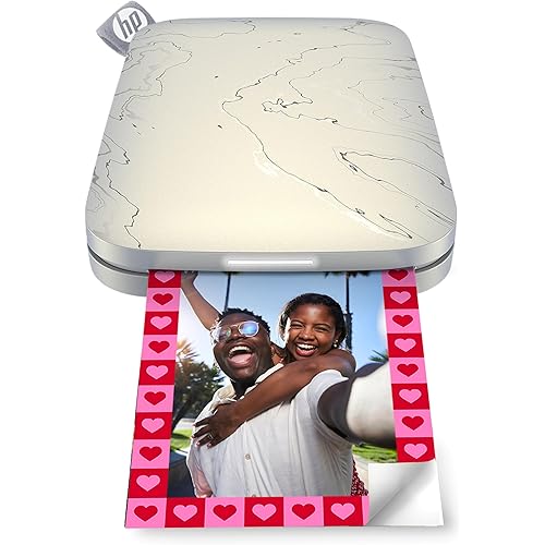 HP Sprocket Select 2.3x3.4 Instant Photo Printer, Print Pictures on Zink Sticky-Backed Paper from Your iOS & Android Device, Portable Printer for Home Use and Travel, Eclipse