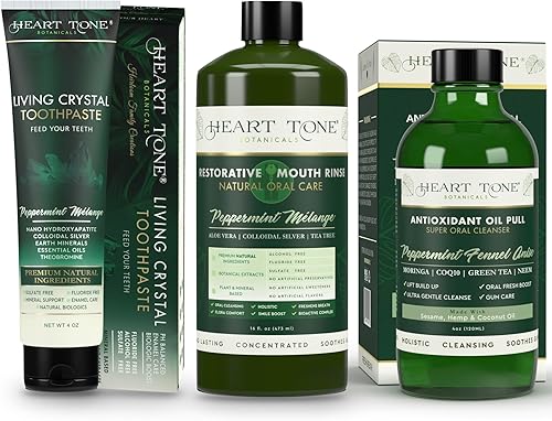 Cuidado bucal  Pasta de dientes y extracción de aceite Living Crystal Natural y Orgánica  Todos los productos naturales  Fortalece los dientes