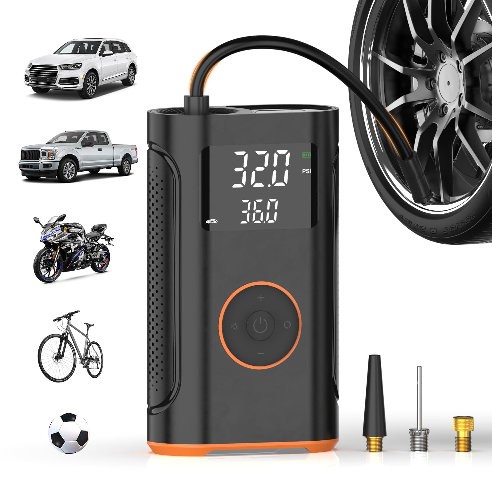 Amazon.com: (New Upgrade) ZSX Tire Inflator Portable Air