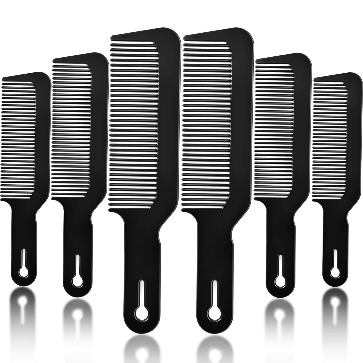 6 Pack Blending Comb Barber Combs, 9 Inch Clipper Combs Flat Top ...