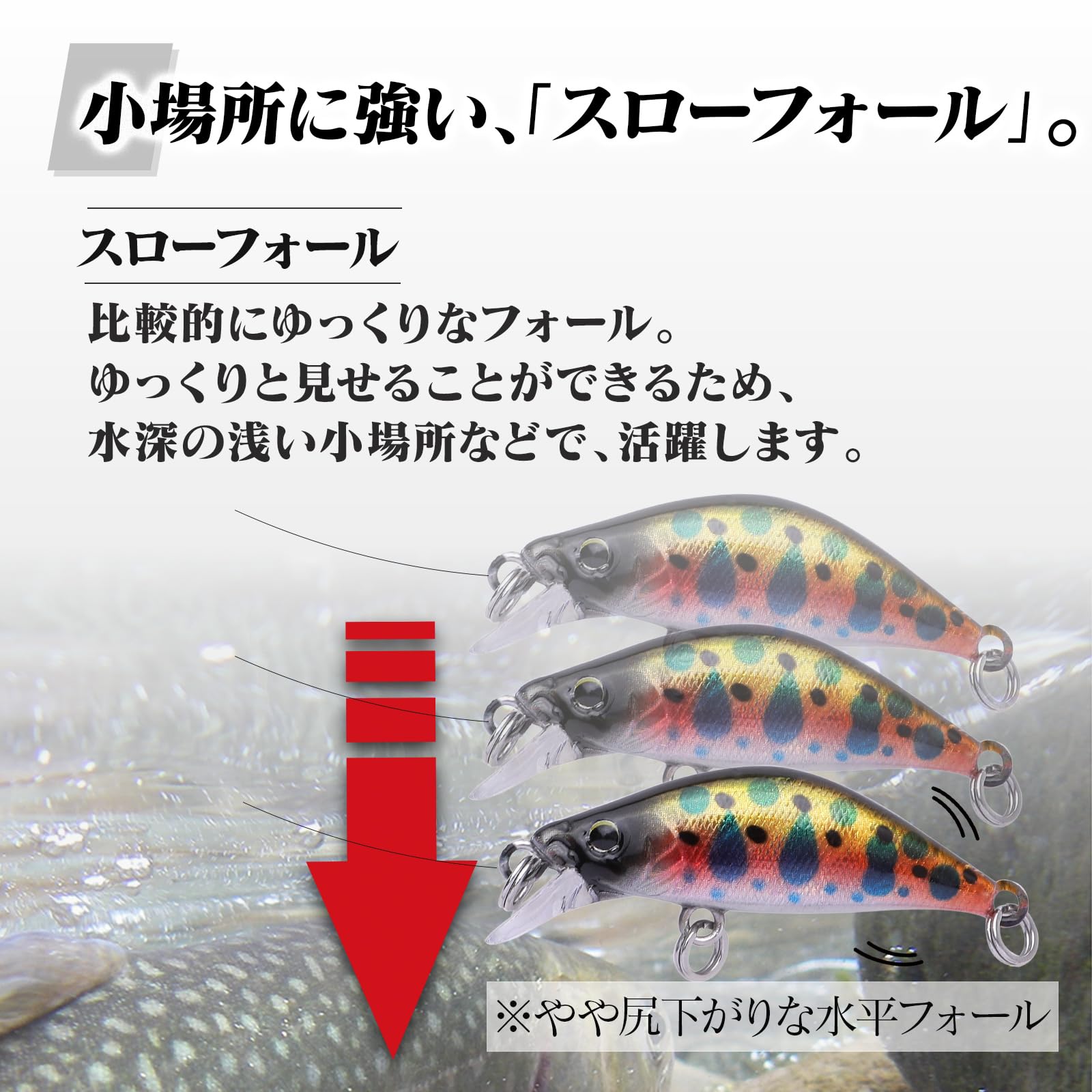 Amazon | CONTYU 渓流ミノー 5 セット 小場所を打抜く 35mm 2.8g