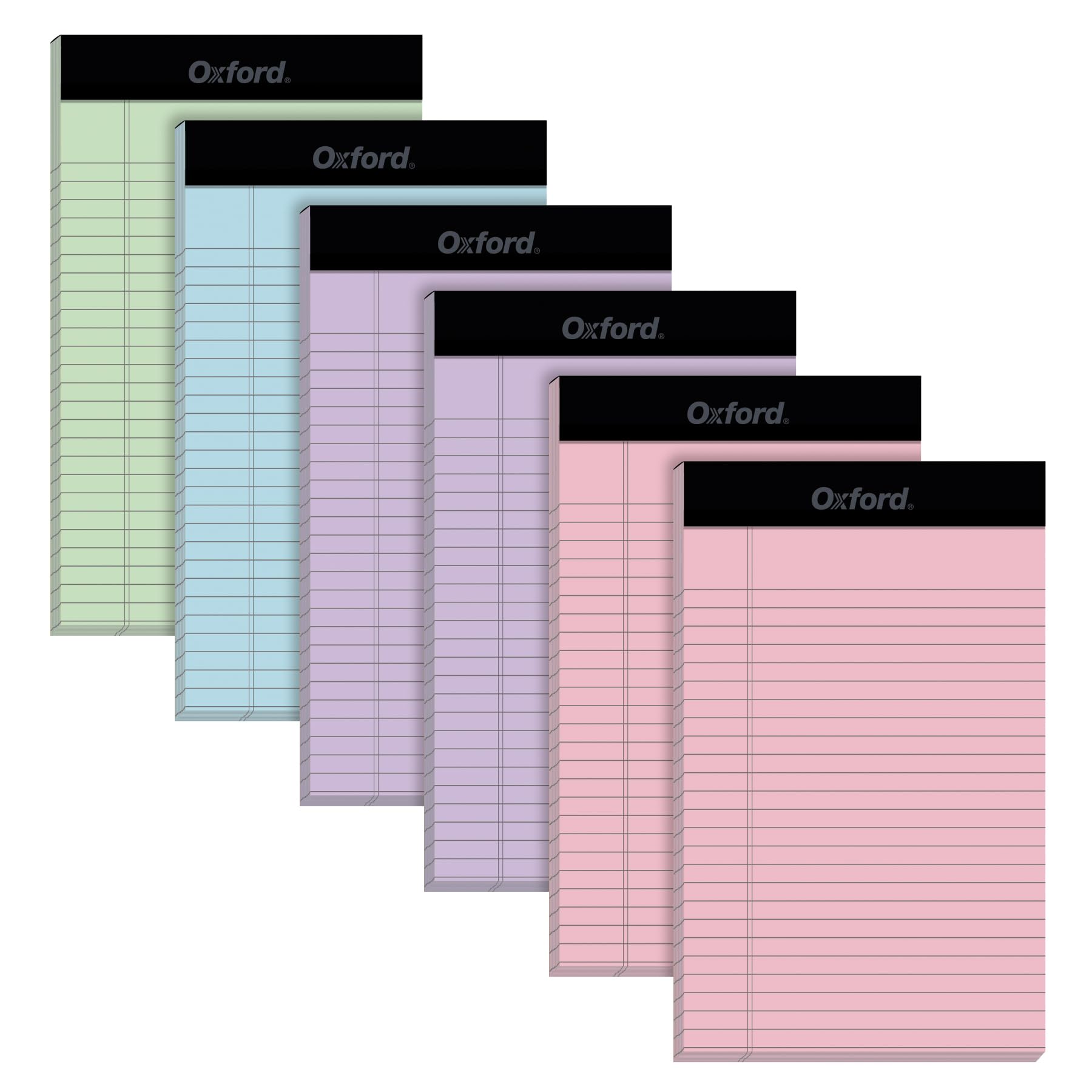 Oxford Color Writing Pads Jr Legal Rule Small Legal Pads Writing Pads Notebooks for School and Office 4