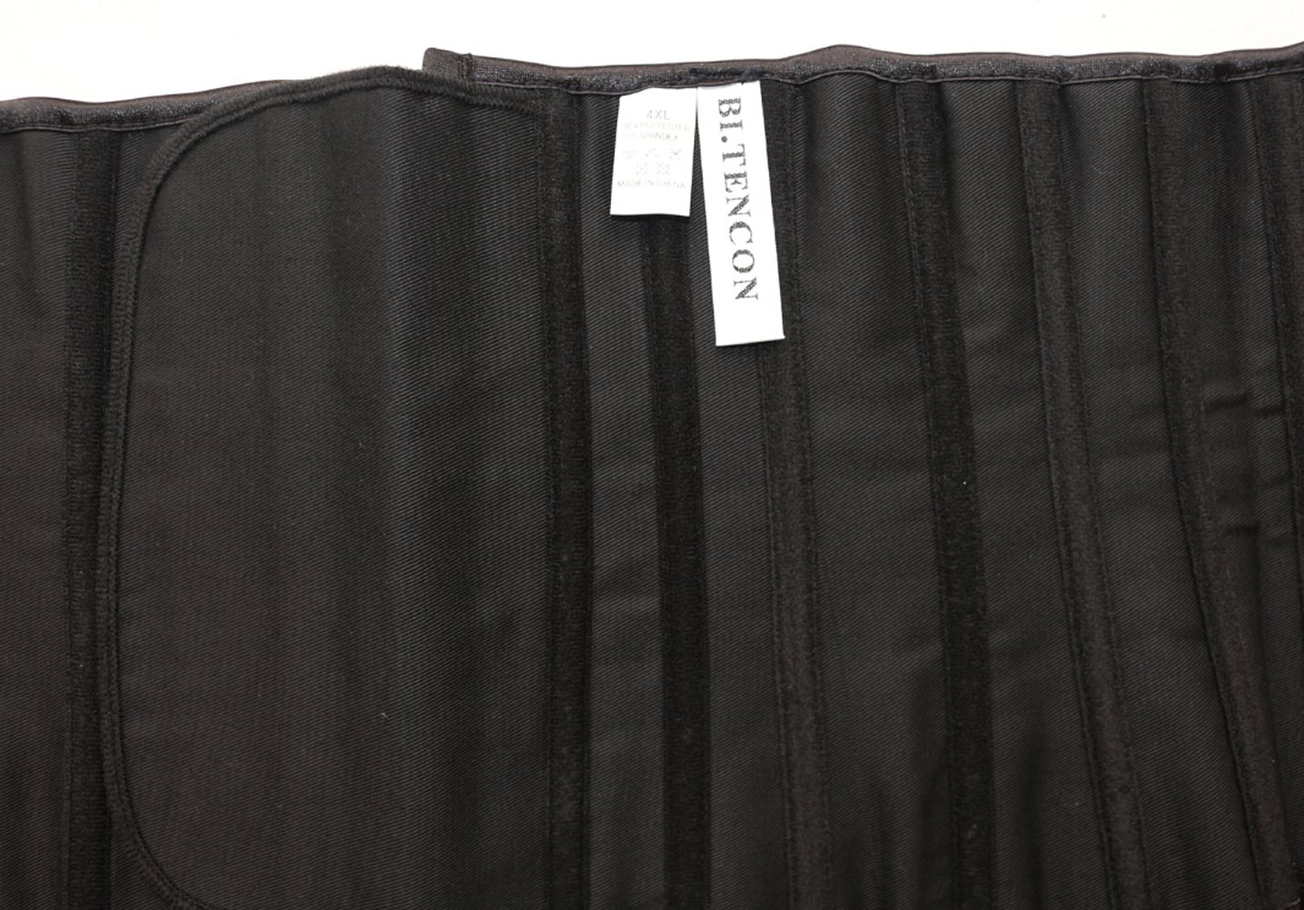 Bamu Black/champagne 24 Spiral Steel Boned Satin Corset Waist Training Corset (3XL, Champagne)