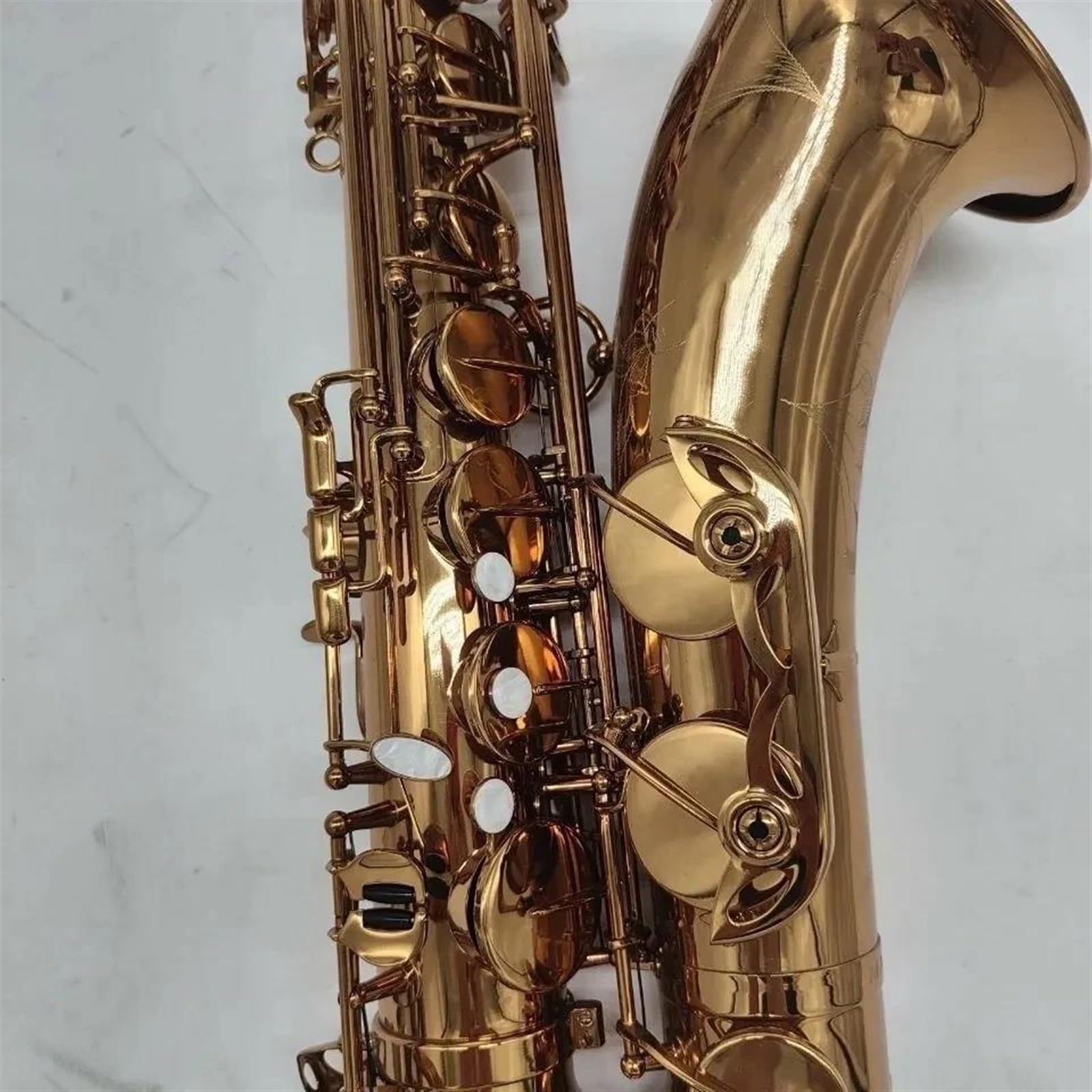 Classico Sassofono Tenore Professionale Bb Strumento Jazz SAX Di Qualità Professionale(Black)