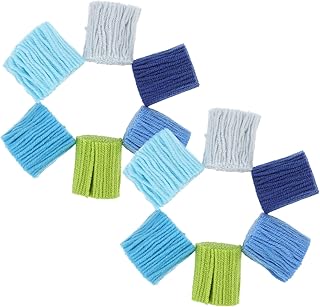 jojofuny 12Piezas Hilo de Acrílica Proyectos de Bricolaje de Crochet y Manualidades Suave y Flexible Alfombras y Textiles