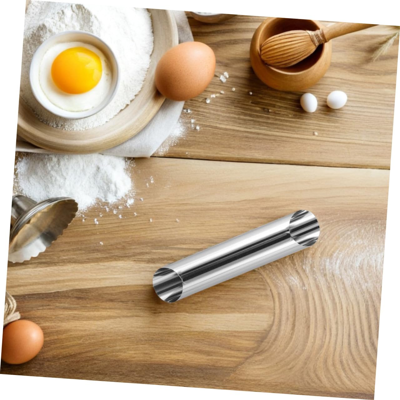 Alipis 35pezzi Stampo per Cannoli in Acciaio Inox Design Spirale Cava per Croissant Danesi Uniformi per Pasticceria Fai da Te
