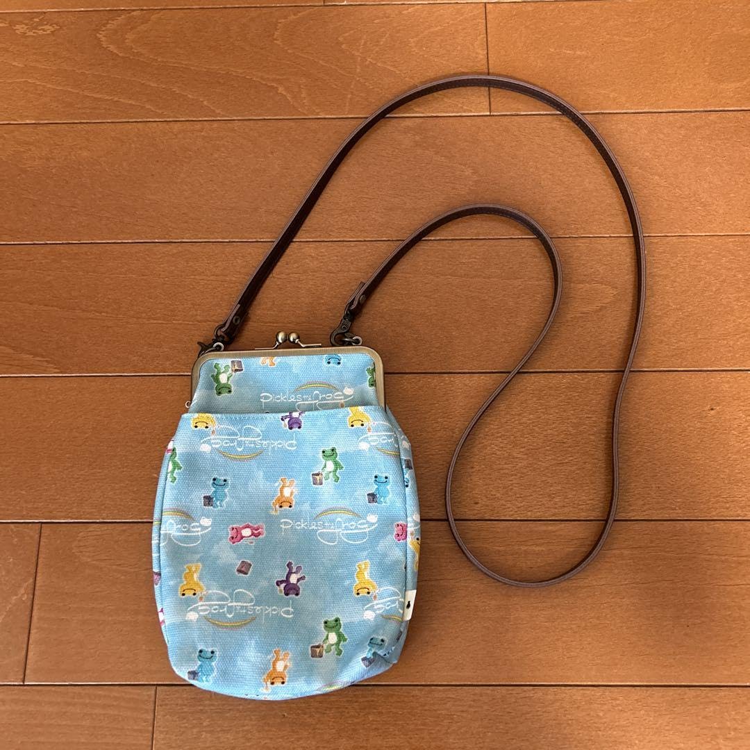 新品■ かえるのピクルス × AYANOKOJI あやの小路  ポシェット Amazon.co.jp: AYANOKOJI がま口 お散歩 ポシェット カエルのピクルス