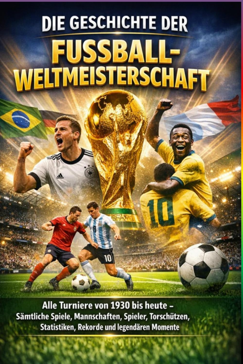 Die Geschichte der Fußball-Weltmeisterschaft: Alle Turniere von 1930 bis heute – sämtliche Spiele, Mannschaften, Spieler, Torschützen, Statistiken, Rekorde und legendären Momente