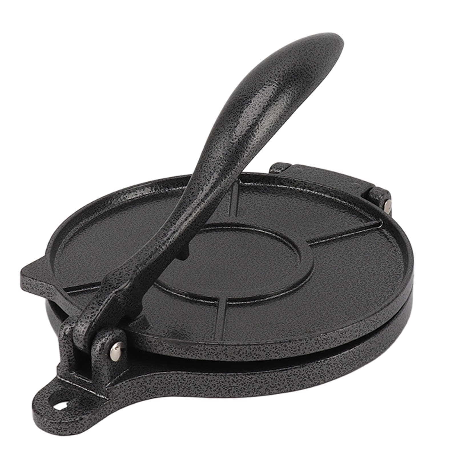Tortilla Press, Taco Press Tortilla Press Aluminium Aluminium Ciasto Prasowe Ciasto do Mąki-tortilli do Przygotowania Chapów Pizzy (16 cm czarny)