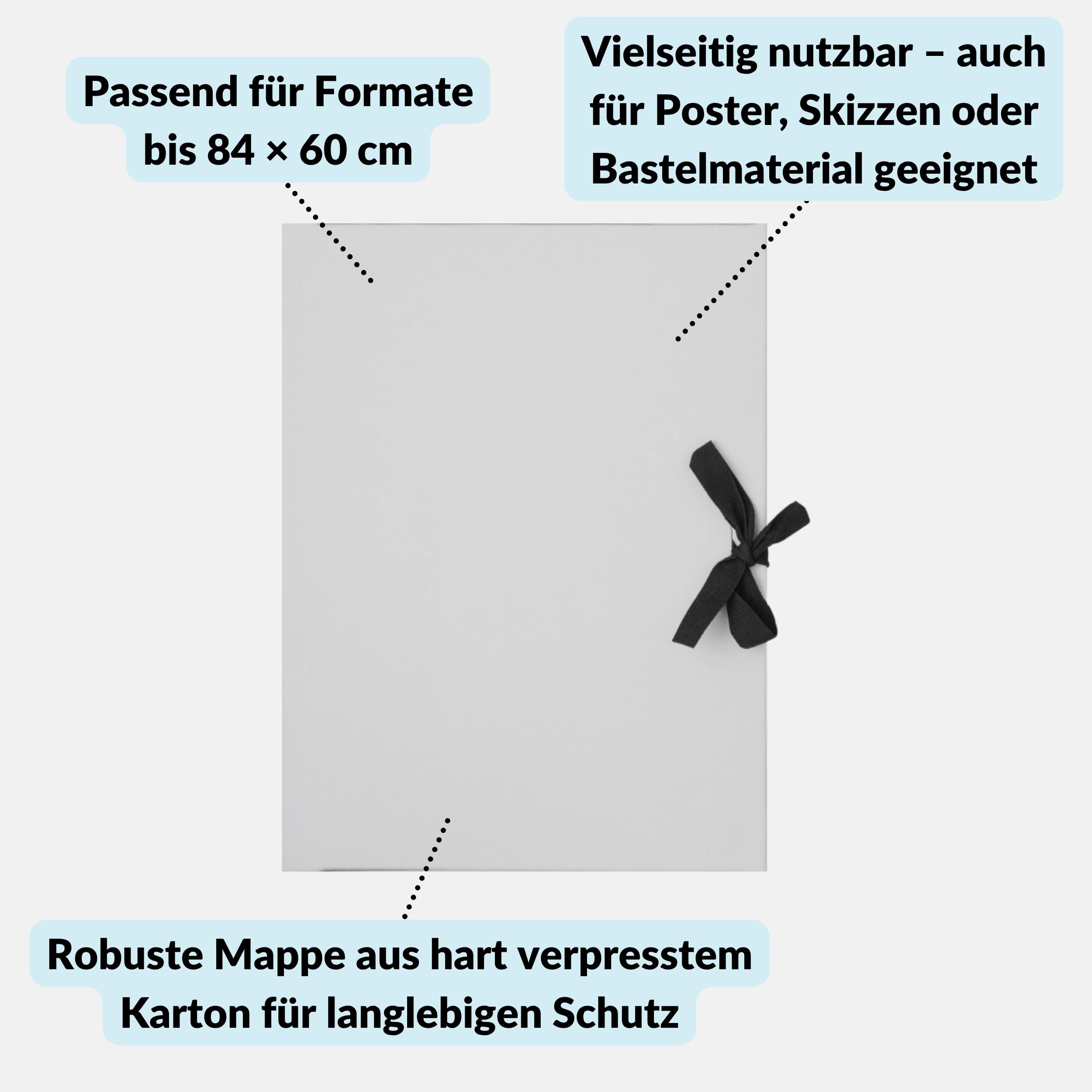 Lens-Aid Flatlay Folder, stabile Mappe zur Aufbewahrung von Hintergründen, Backdrops