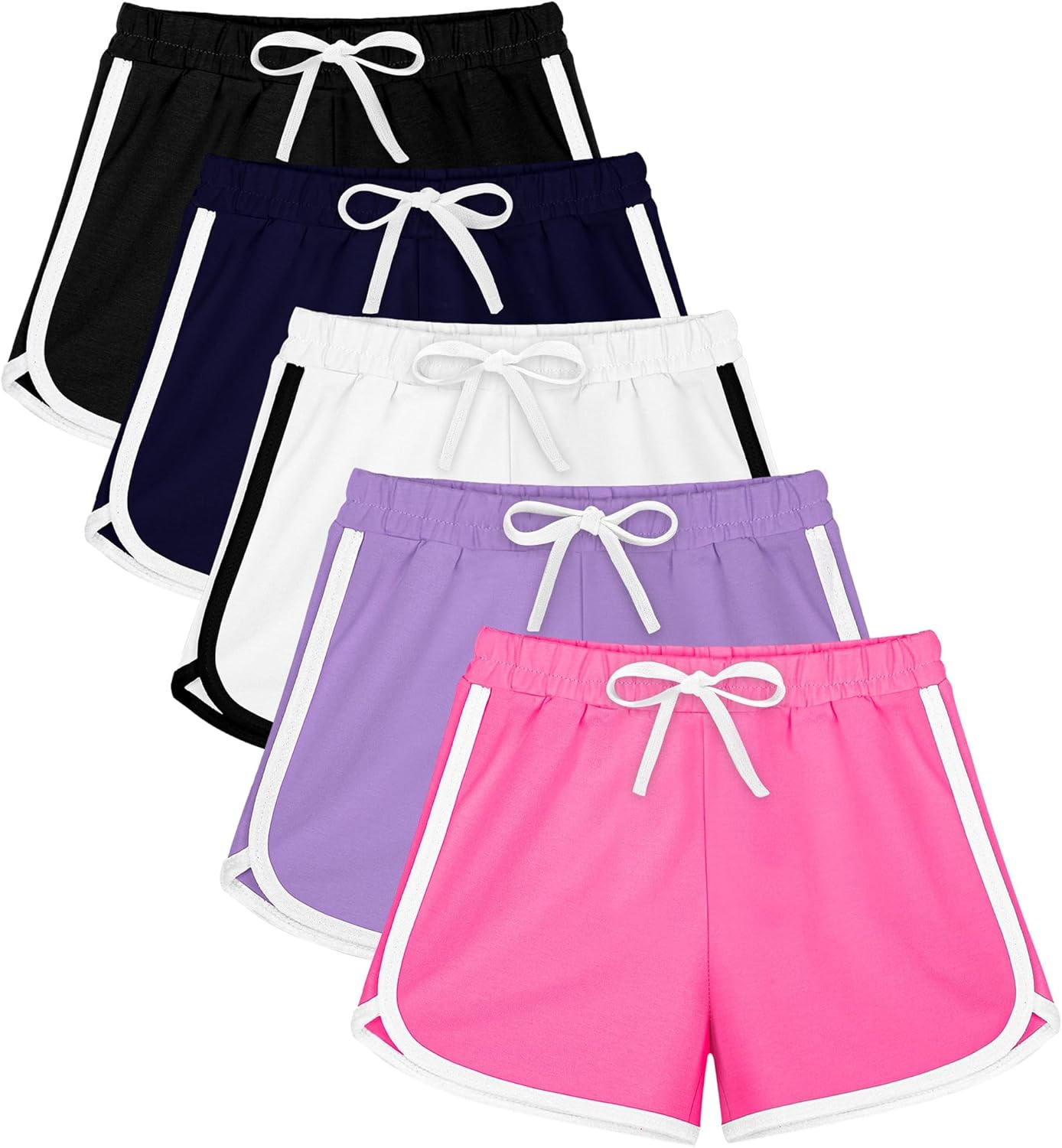 Resinta Packs Girls Cotton Athletic Shorts Active Philippines Ubuy