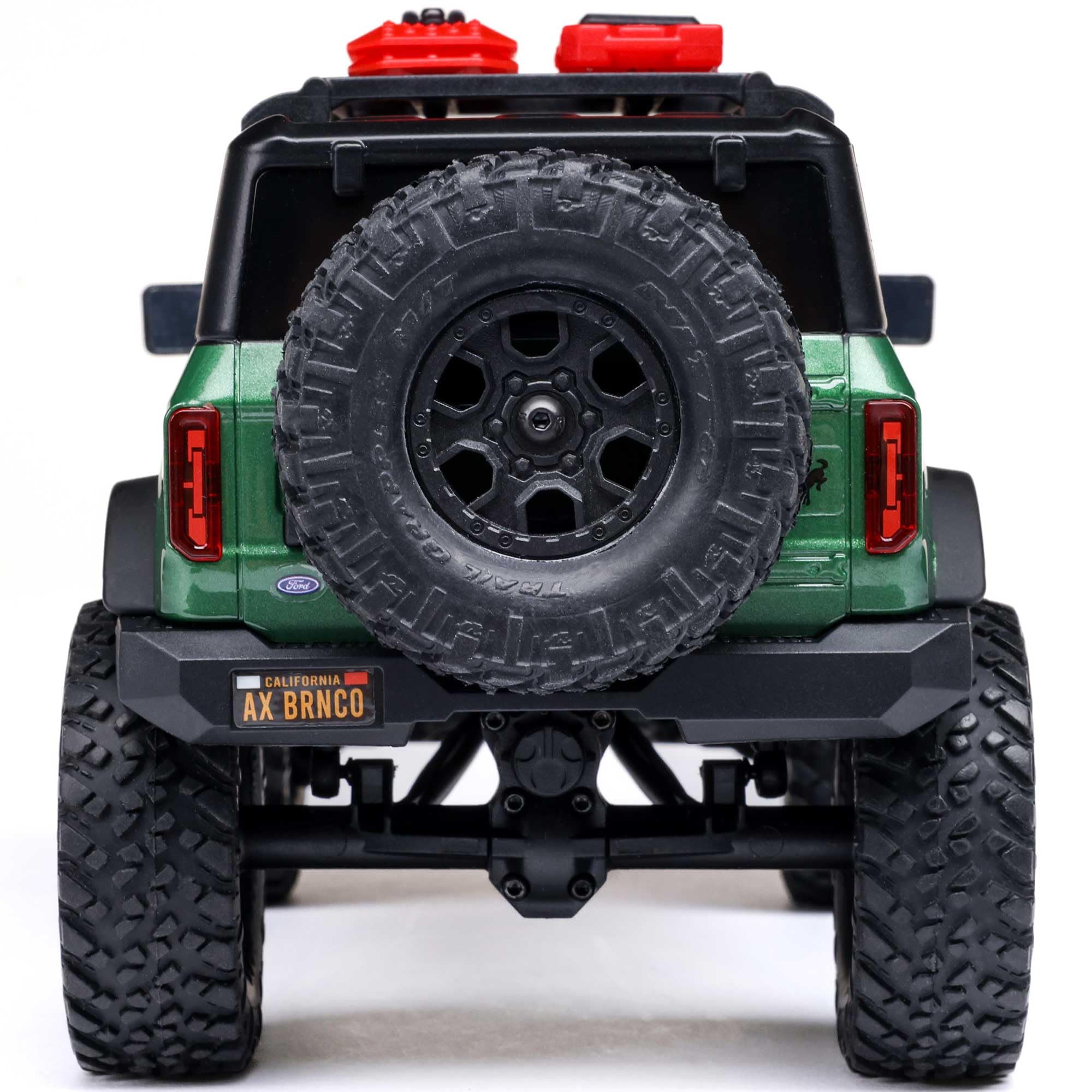 Axial SCX24 Ford Bronco 4X4 Ready to Run RC Rock Crawler, scala 1:24, motore a spazzole, fuoristrada telecomandato, coppia extra lunga, con batteria e caricatore, verde