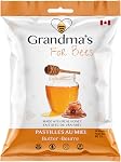 Grandma's for Bees | Honey and Butter 80g X Pack of 4 | Old Fashioned Honey Drops
