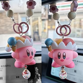 Amazon | 超かわいい星のカービィ カーバックミラー装飾、カーチャーム