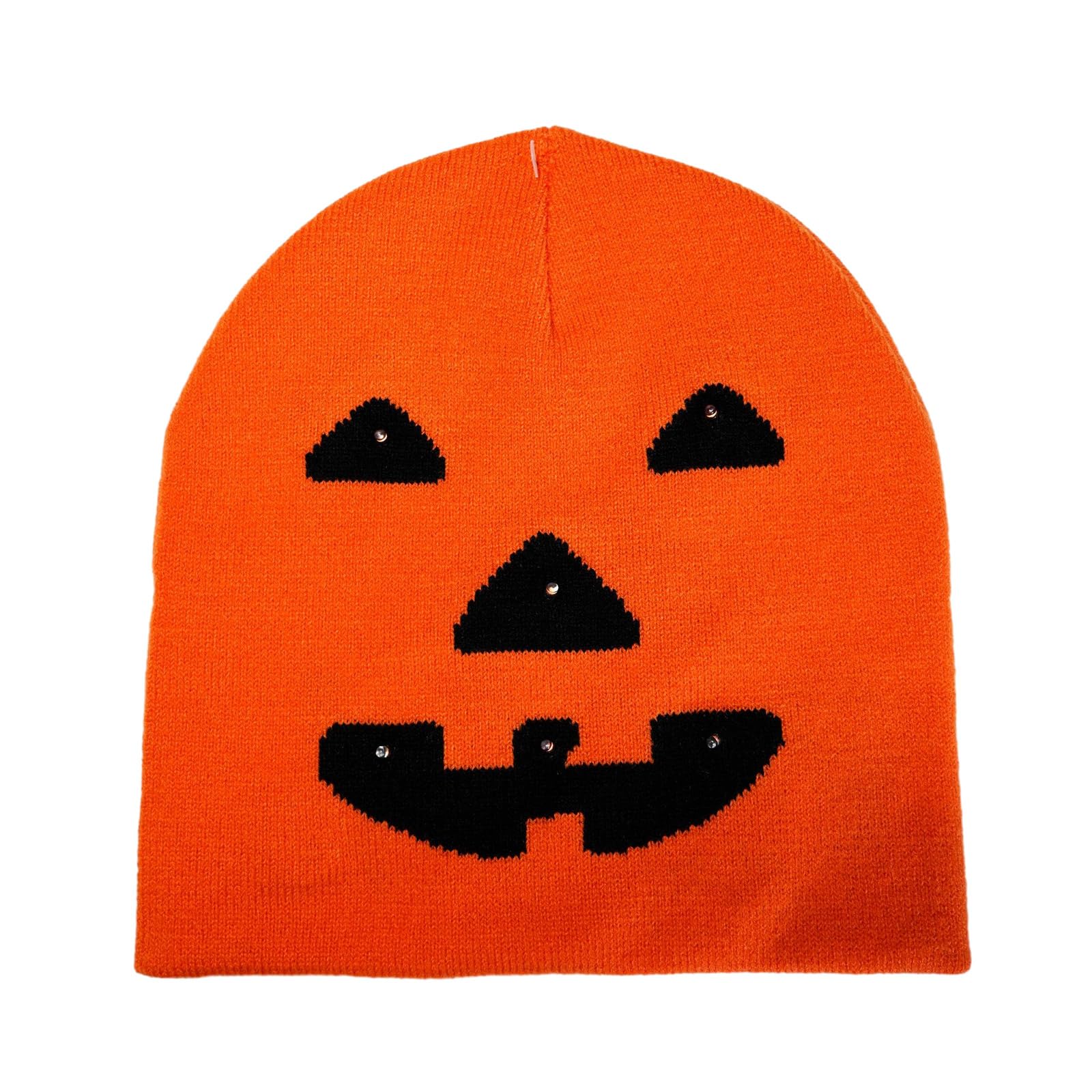 LED Light Beads Glowing Hat Adult Elastic Hat Winter Warmer Knitted Cold Winter Presents for Students Teenagers Soft Knitted Hats for Boys Girls Color Matching Soft Hats for Kids for Ear Preservation