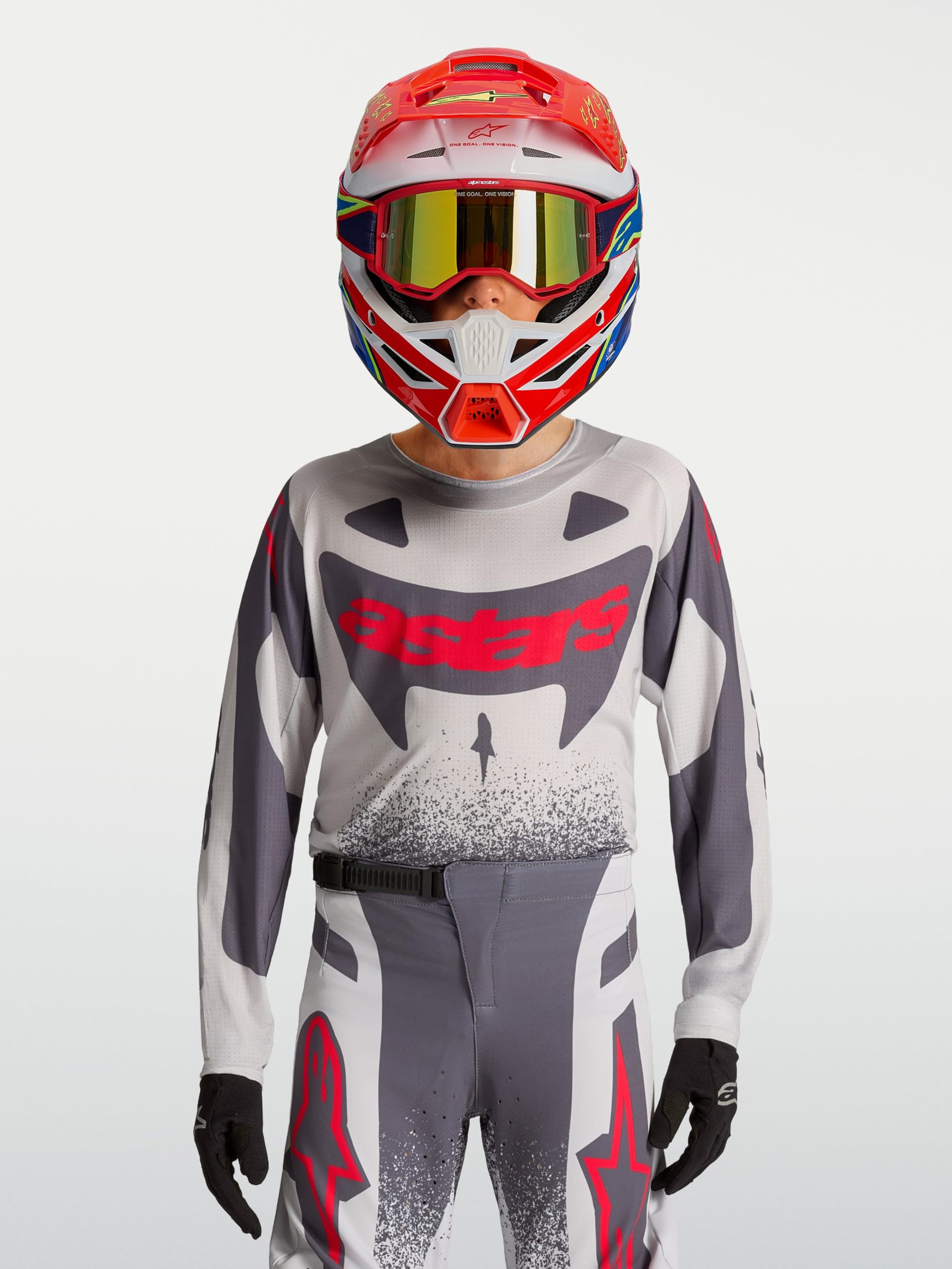 Alpinestars Supertech Swan Młodzieżowa koszulka motocrossowa, M