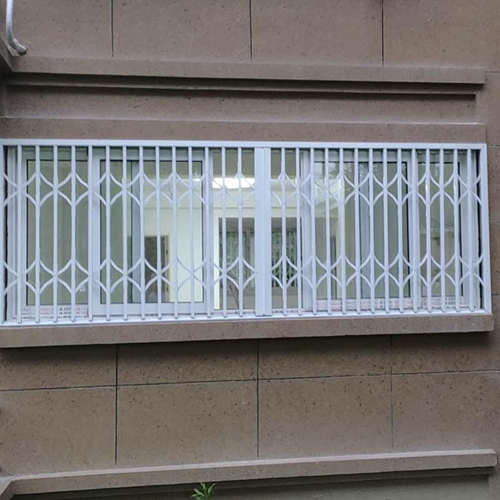Drążki zabezpieczające okna, składane osłony ze stopu aluminium dla bezpieczeństwa na parterze, regulowane i łatwe w instalacji