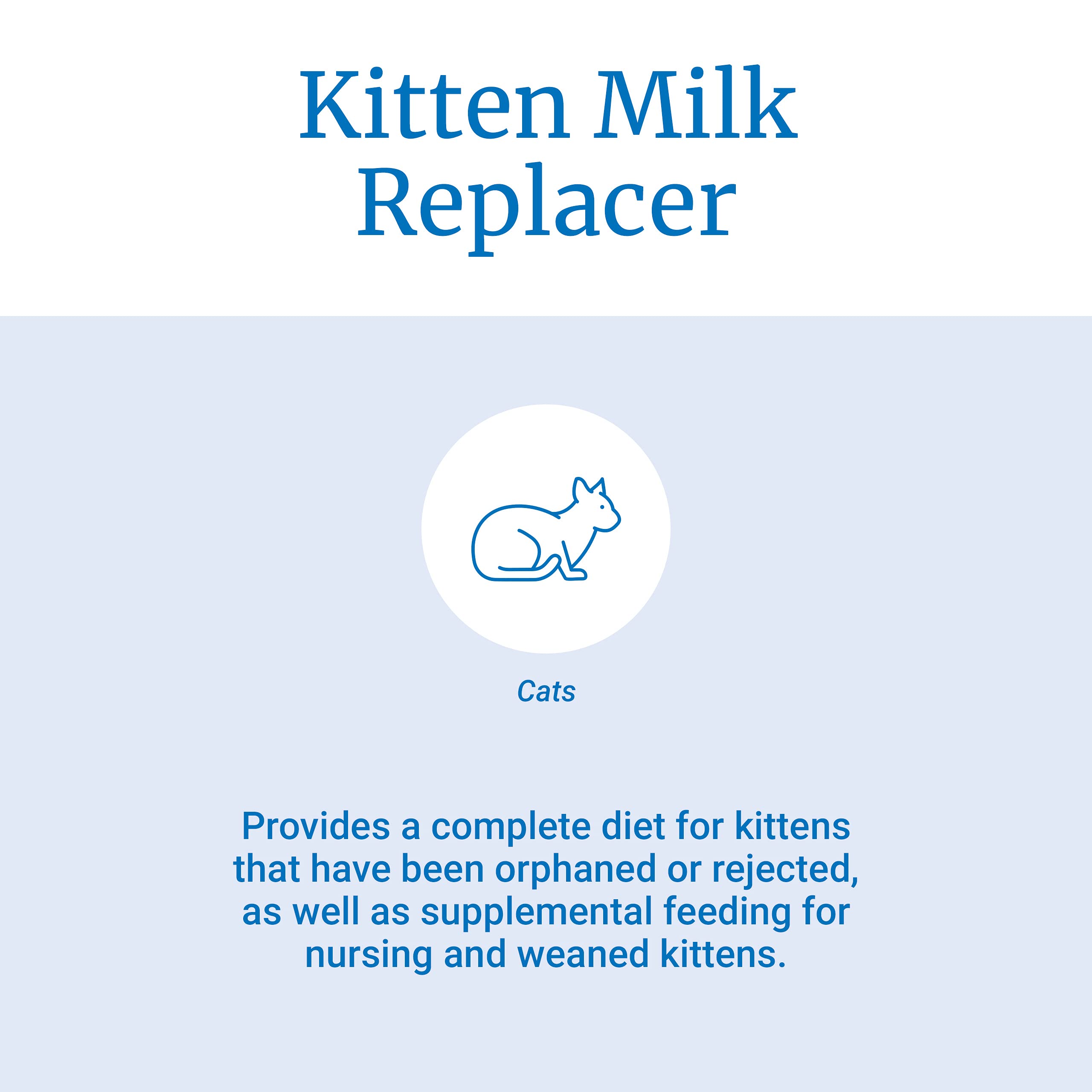 PetAg KMR Kitten Milk Replacer Powder Prebiotics and Probiotics