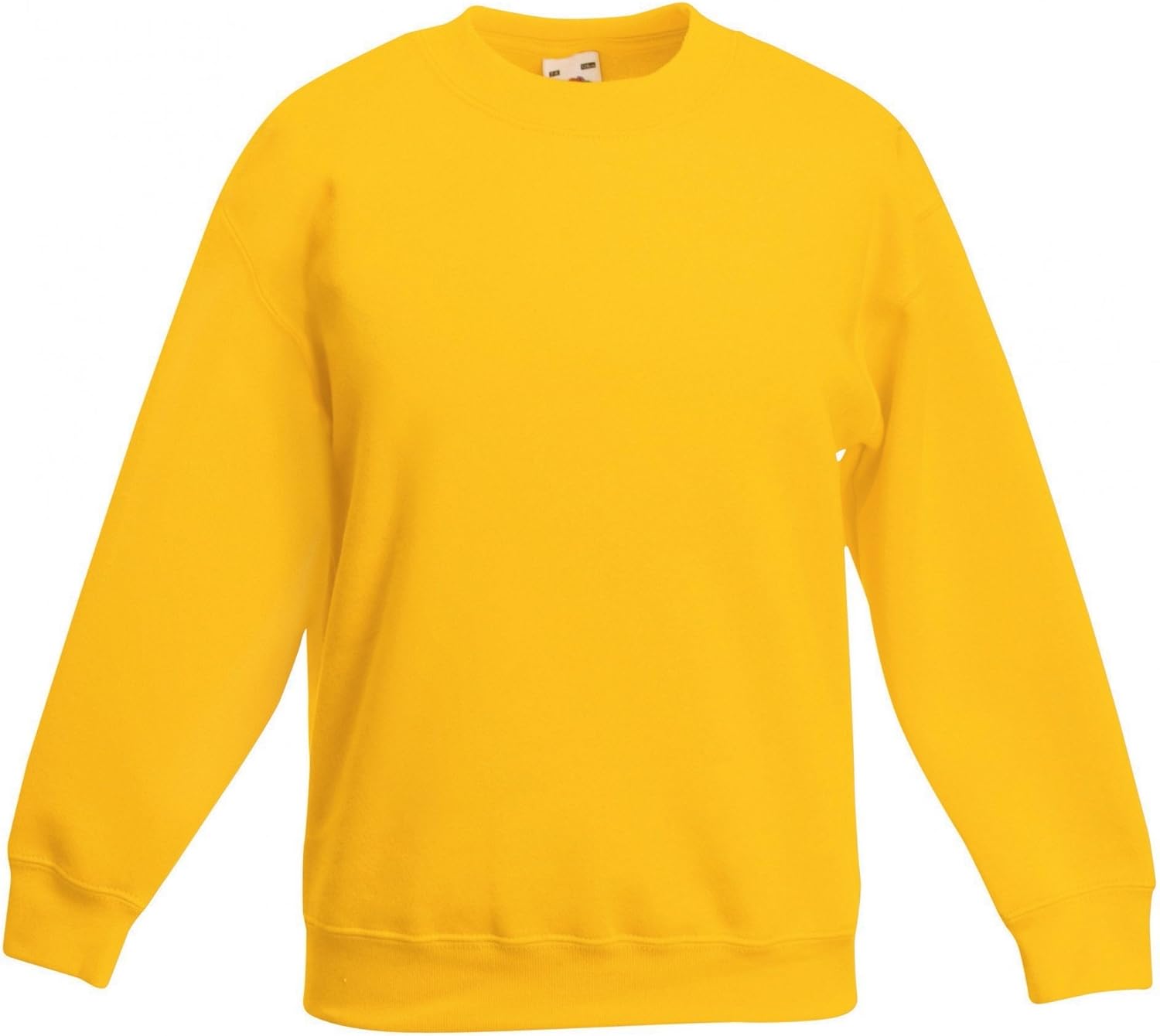 Fruit of the Loom Kids Unisex Premium 70/30 Sweatshirt (Pack of 2) (3-4 Years) (Black)