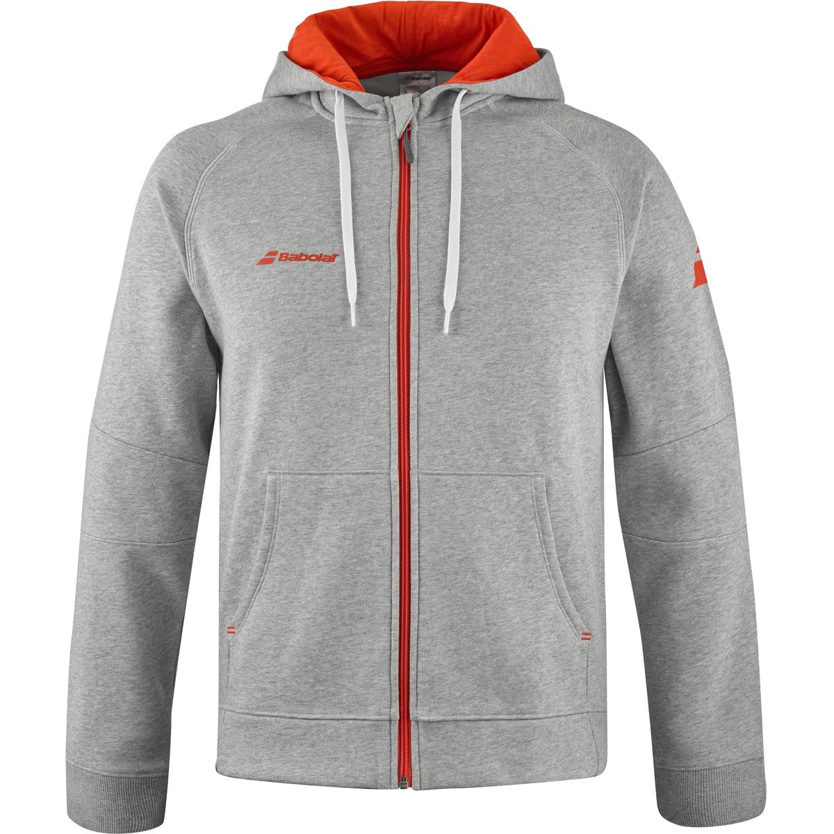 Babolat Men's Exercise Hood Jacket, grey, M