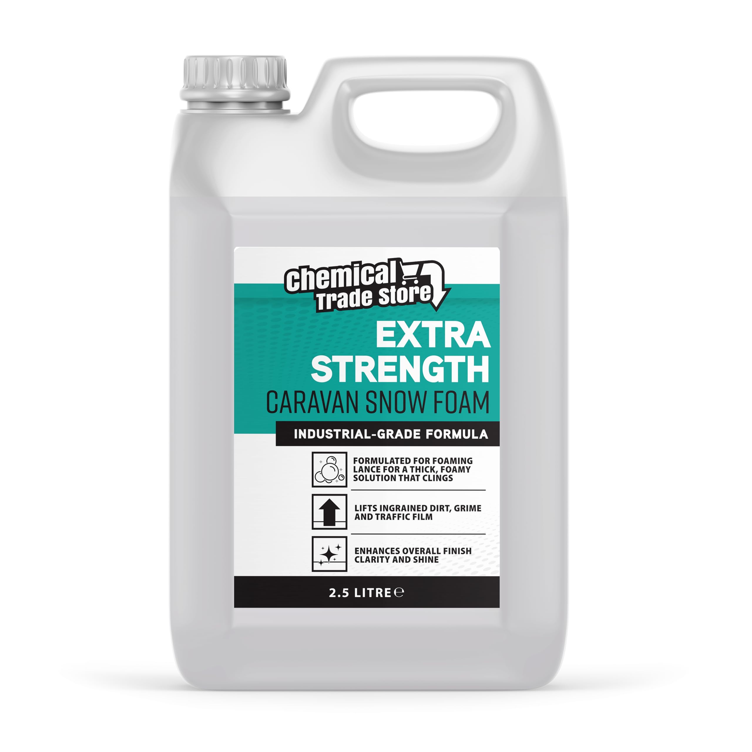 Chemical Trade Store - Caravan Snow Foam 2.5L – High-Foaming Pre-Wash for Caravans & Motorhomes – Streak-Free, Non-Abrasive