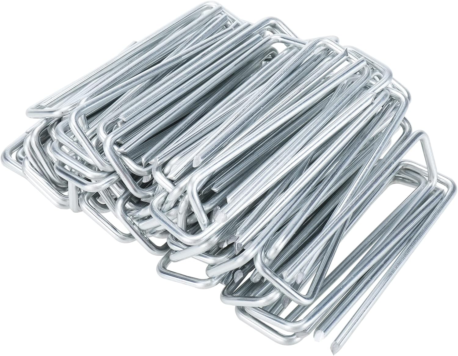 Finderomend 100 Pack Landscape Staples, 8" 8 Gauge