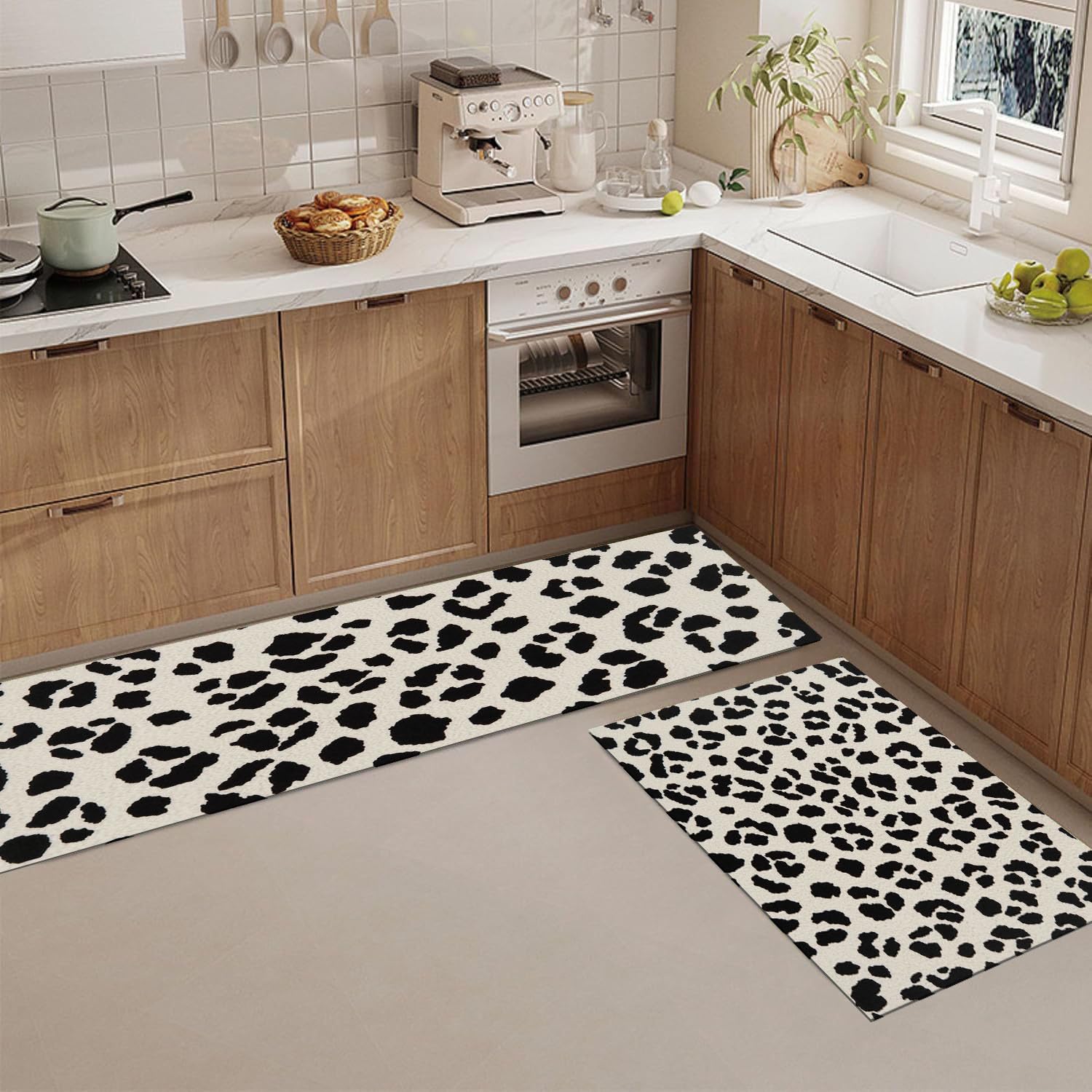 Alfombrilla de cocina antifatiga beige para cocinar con total comodidad y estilo moderno