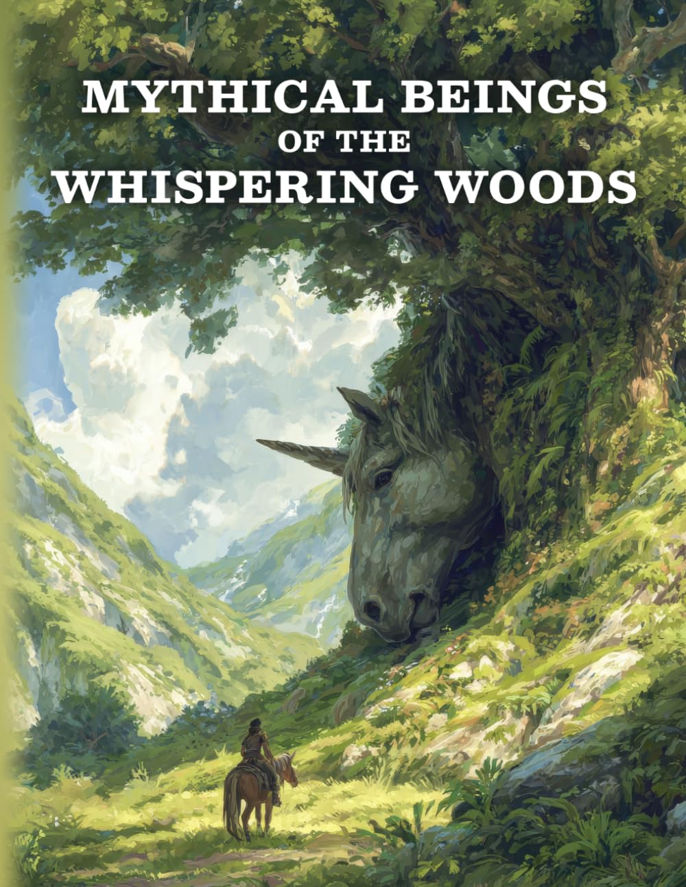 Mythical Beings of the Whispering Woods: A Colouring Book of Gentle Fantasy Creatures