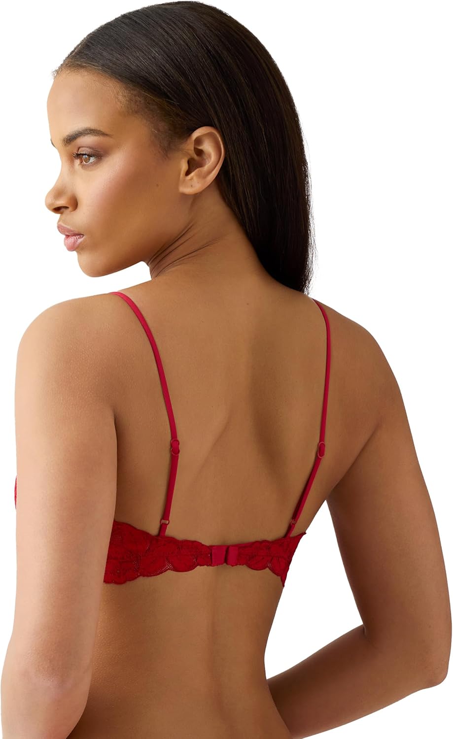 b.tempt'd Womens Feeling Famous Unlined Wire Free Floral Lace Bralette, 910209 - Image 3