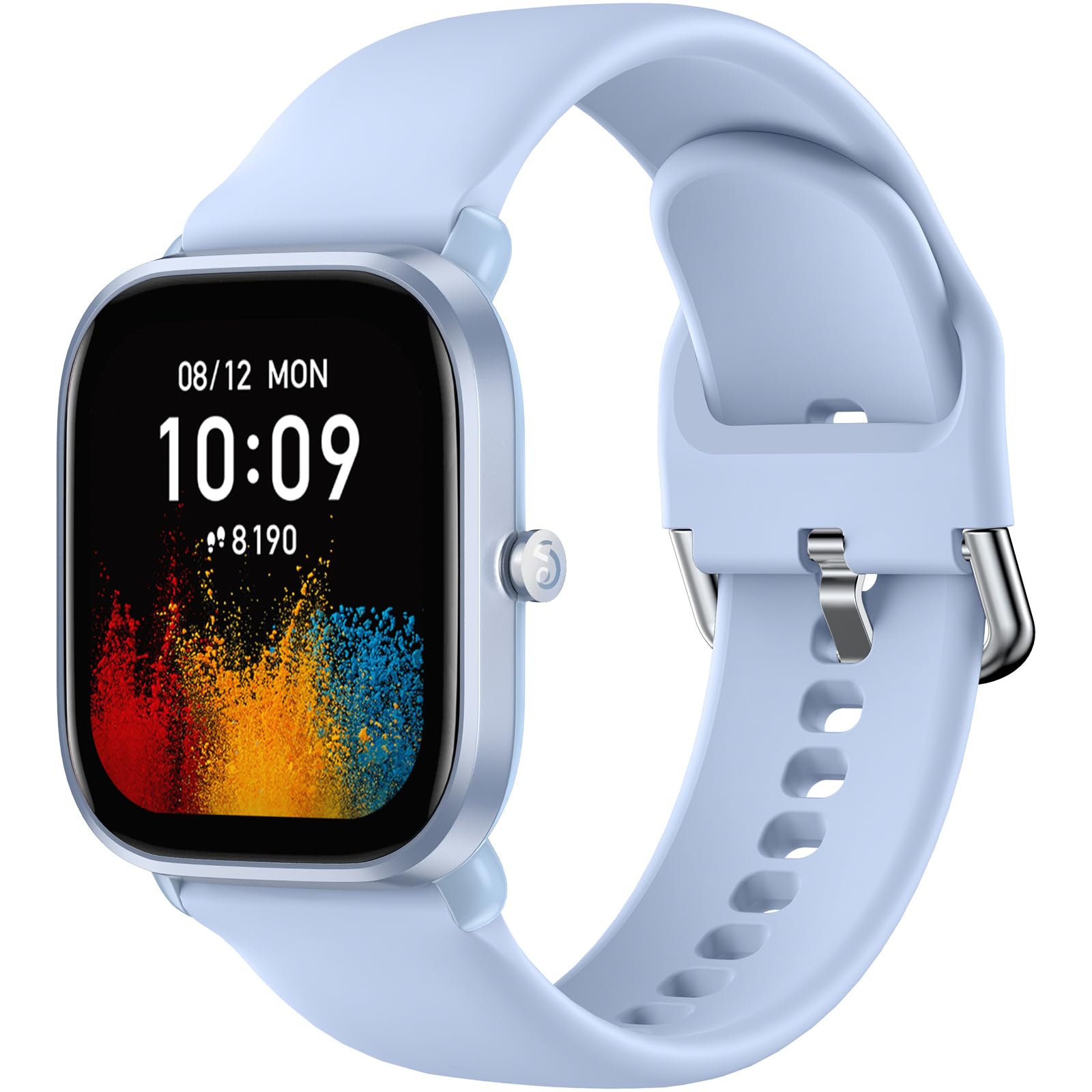 Higgs Correa 20mm Compatible con Amazfit Bip 3/Bip 3pro/Bip S/Bip S Lite/Bip Lite/Bip U pro/Correas Amazfit GTS/GTS 2(2Mini)/GTS 3/GTS 4 Mini Mujer Hombre,Pulsera Suave Silicona Deportiva Azul claro