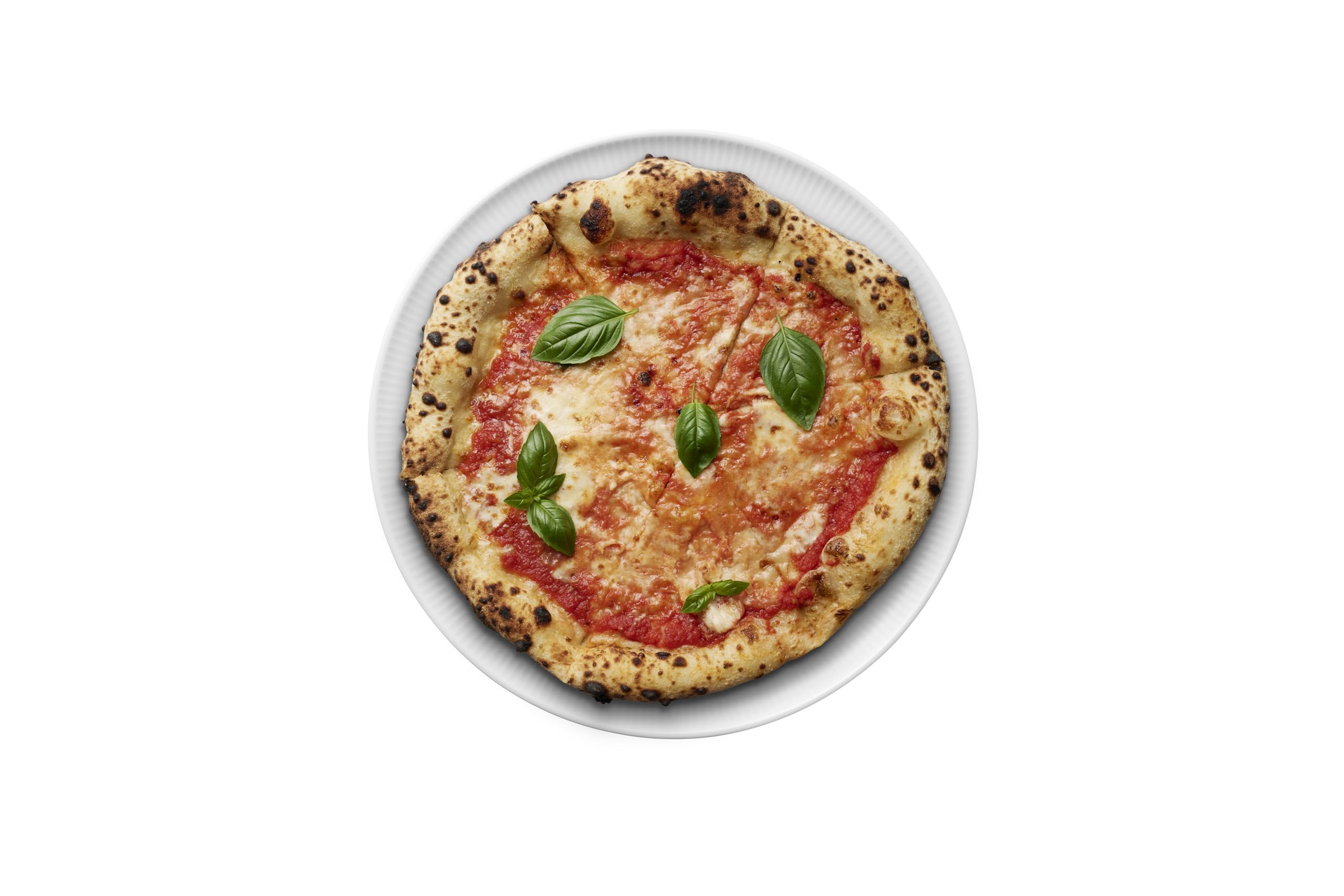 Eva Trio | Legio Nova Pizzateller 31,5 cm | Flaches Modell mit erhöhtem Rand, der das Schneiden von Pizza erleichtert | White