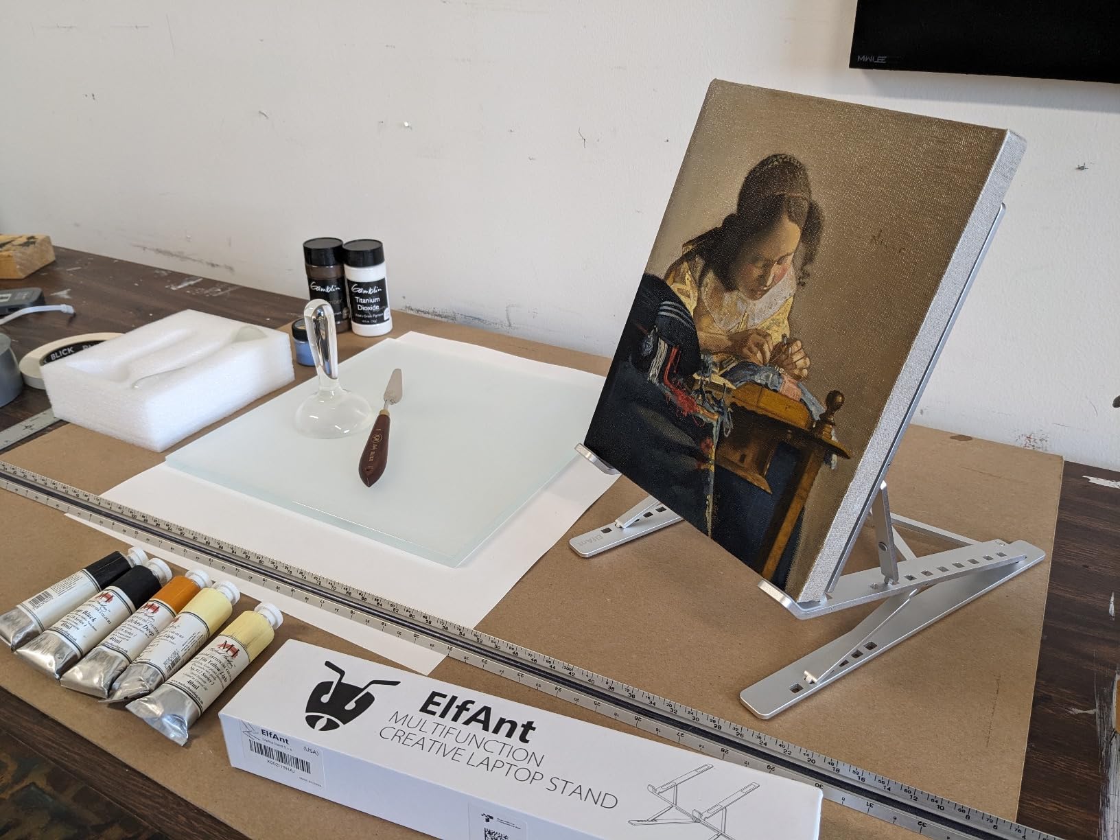 ElfAnt Laptop Stand Adjustable Portable Aluminum For 10" 17" Laptop