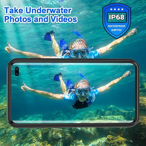 Miniatura 2 de MIZUSUPI Funda impermeable para Samsung Galaxy S10 Plus, protector de pantalla integrado de 360 de cuerpo completo, a prueba de golpes, a prueba de